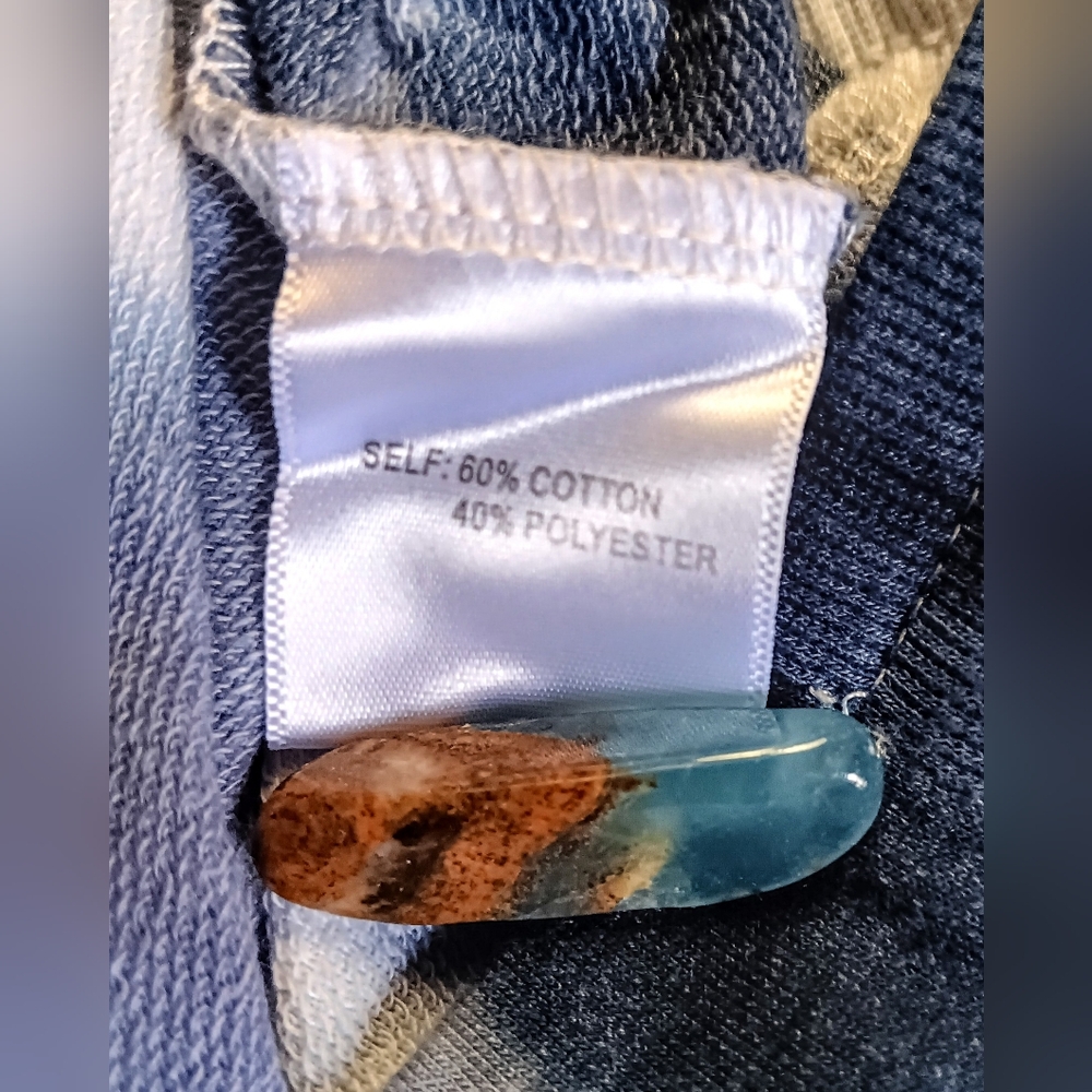 ✨️Anthropologie, Jane & Delancey Sz. Med, Tie Dye Blue, White, & Gray Joggers. - Picture 8 of 10